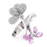 Anello Fanton Gioielli Donna ANELLI DIAMANTI in Oro bianco Diamante 0.37 Ct FG40016542 - FG40016542